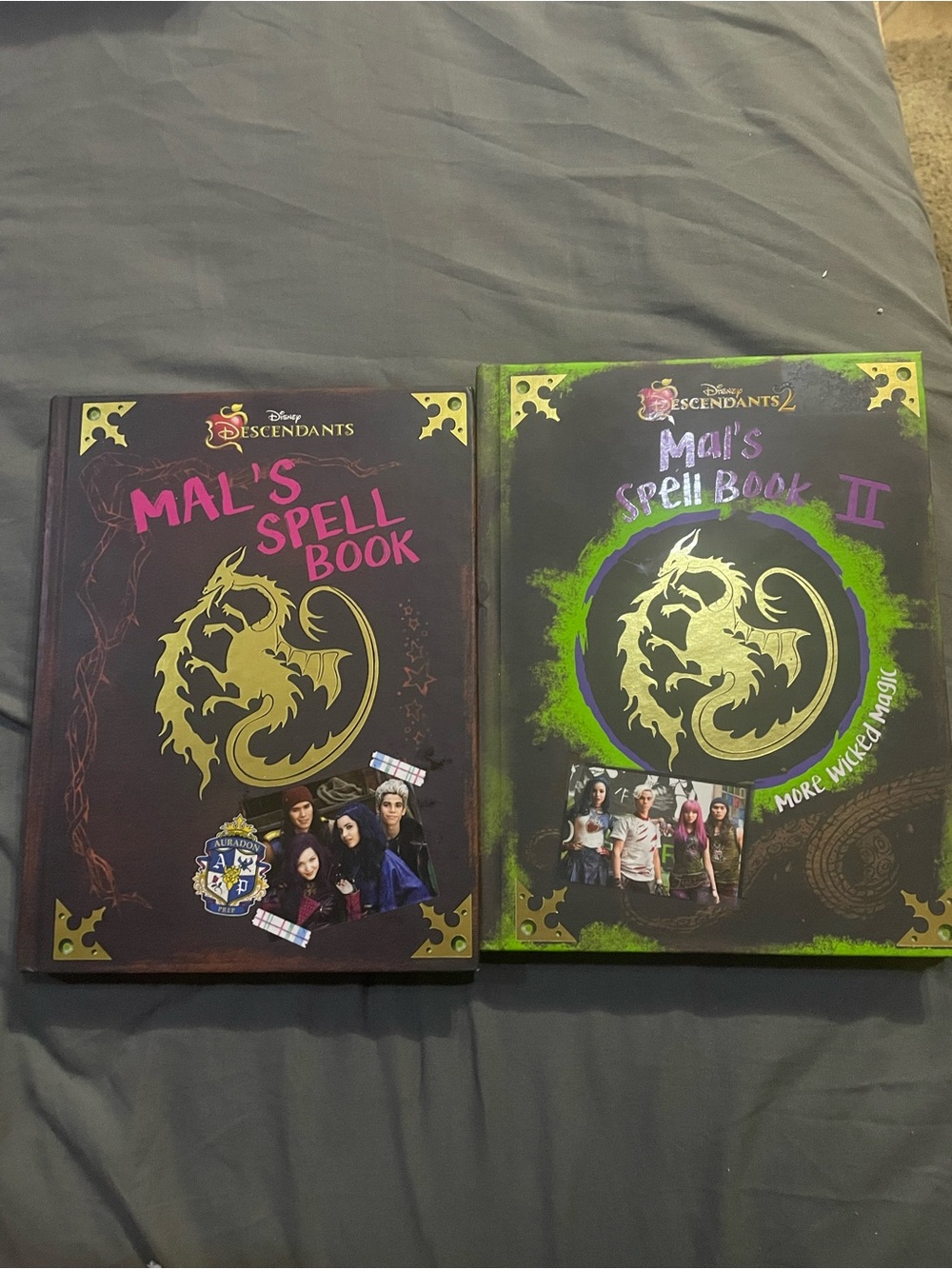Disney Descendants Mal's Spell Book Set 1&2  - Black, Purple, Green, Gold